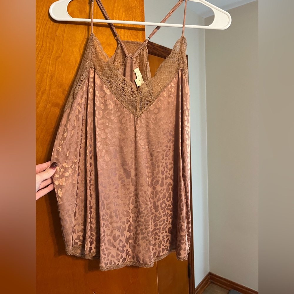 Lovestitch Lace Detail Animal Print Dress